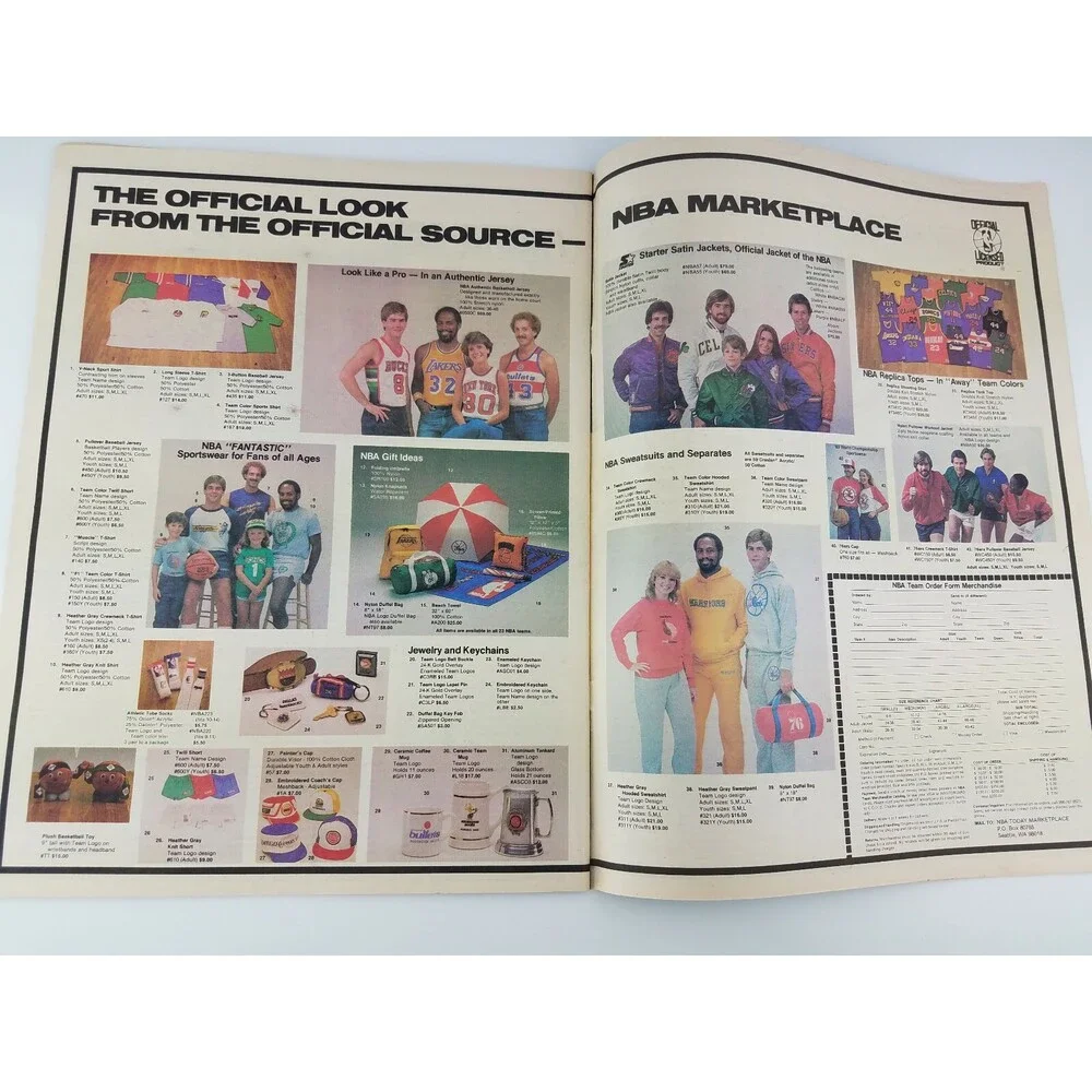 RARE Vtg 1984 NBA Today Newspaper Magazine Basketball ALL STAR GAME Bird Magic